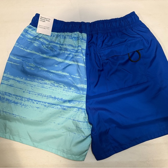 Nike Blue and Teal sport basketball Shorts - Picture 3 of 4